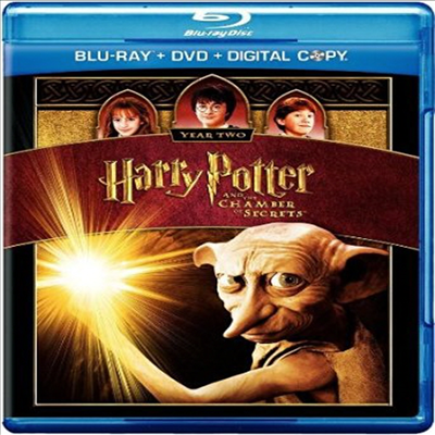 Harry Potter &amp; The Chamber Of Secrets (해리 포터와 비밀의 방) (한글무자막)(Blu-ray+DVD)