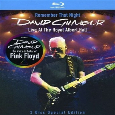 David Gilmour: Remember That Night - Live At The Royal Albert Hall (리젼B)(PAL방식)(한글무자막)(Blu-ray)