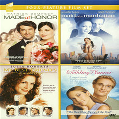 Made Of Honor / Maid In Manhattan / My Best Friend's Wedding / The Wedding Planner (남주기 아까운 그녀 / 러브 인 맨하탄)(지역코드1)(한글무자막)(DVD)