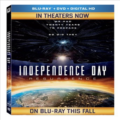 Independence Day Resurgence (인디펜던스 데이: 리써전스) (한글무자막)(Blu-ray+DVD)