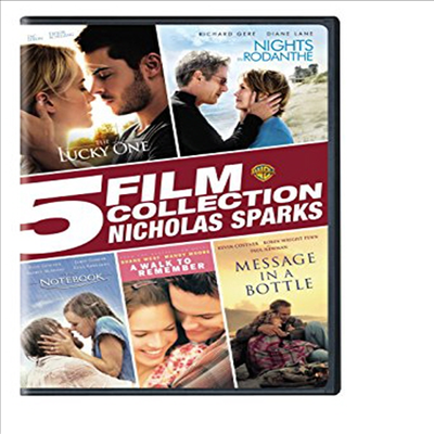Nicholas Sparks 5 Film Favorites (니콜라스 스파크스)(지역코드1)(한글무자막)(DVD)