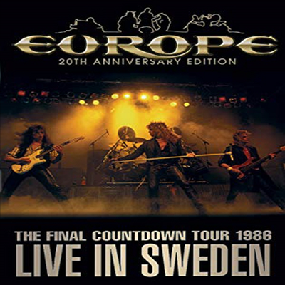 Europe - The Final Countdown Tour, Live in Sweden 1986 (20th Anniversary Edition) (지역코드1)(DVD)(2006)