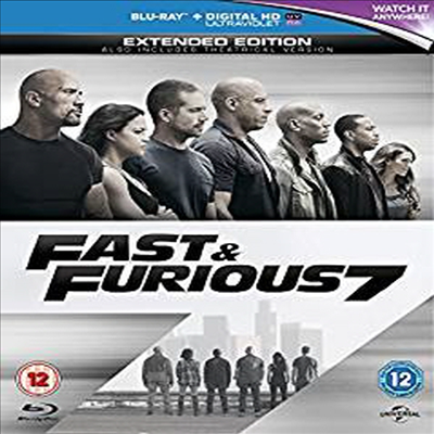 Fast &amp; Furious 7: Extended Edition (분노의 질주: 더 세븐) (한글무자막)(Blu-ray + Digital HD)