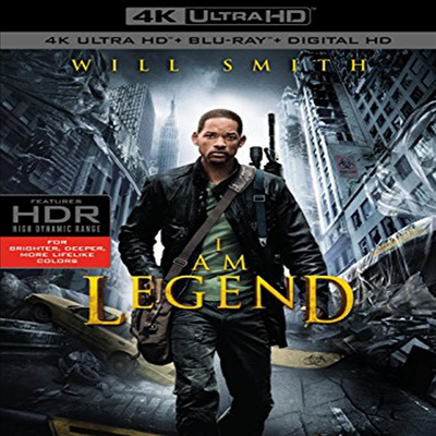 I Am Legend (나는 전설이다) (한글무자막)(4K Ultra HD + Blu-ray + Digital HD)