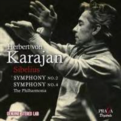 시벨리우스: 교향곡 2번 & 4번 (Sibelius: Symphonies Nos.2 & 4)(CD) - Herbert von Karajan