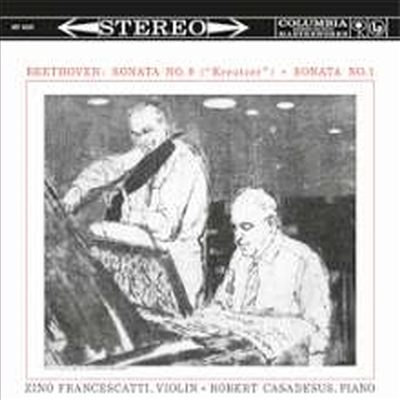 베토벤: 바이올린 소나타 1번 &amp; 9번 &#39;크로이처&#39; (Beethoven: Violin Sonatas Nos.1 &amp; 9 &#39;Kreutzer&#39;) (180g)(LP) - Zino Francescatti