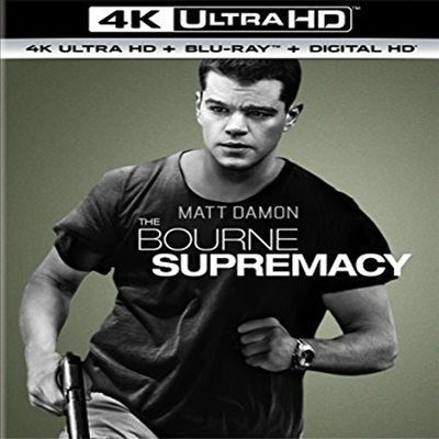 The Bourne Supremacy (본 슈프리머시) (한글무자막)(4K Ultra HD + Blu-ray + Digital HD)