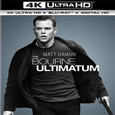 The Bourne Ultimatum (본 얼티메이텀) (한글무자막)(4K Ultra HD + Blu-ray + Digital HD)