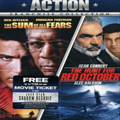 Hunt for Red October/The Sum of All Fears (붉은 10월/썸 오브 올 피어스)(지역코드1)(한글무자막)(DVD)