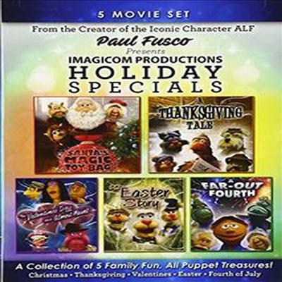 Paul Fusco Presents Imagicom Productions Holiday Specials: Santa&#39;s Magic Toy Bag / A Thanksgiving Tale (홀리데이 스페셜스)(지역코드1)(한글무자막)(DVD)