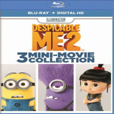 Despicable Me 2: 3 Mini-Movie Collection (슈퍼배드 2: 3 미니 무비 컬렉션) (한글무자막)(Blu-ray + Digital HD)