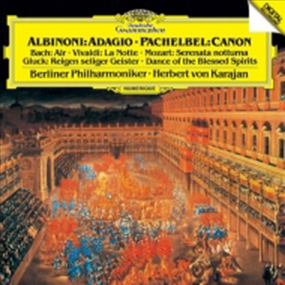 카라얀 - 알비노니: 아다지오, 파헬벨: 캐논 - 바로크 명연집 (Albinoni: Adagio, Pachelbel: Canon) (SHM-CD)(일본반) - Herbert Von Karajan