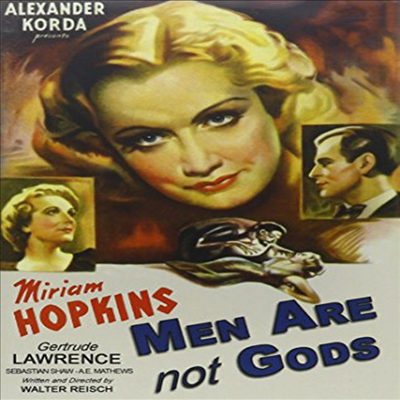 Men Are Not Gods (1936) (맨 아 낫 가즈) (한글무자막)(DVD-R)(한글무자막)(DVD)