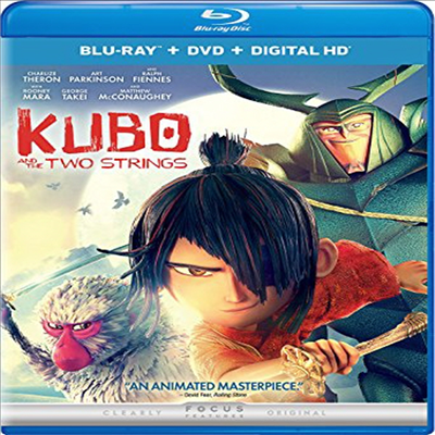 Kubo and the Two Strings (쿠보와 전설의 악기) (한글무자막)(Blu-ray+DVD)