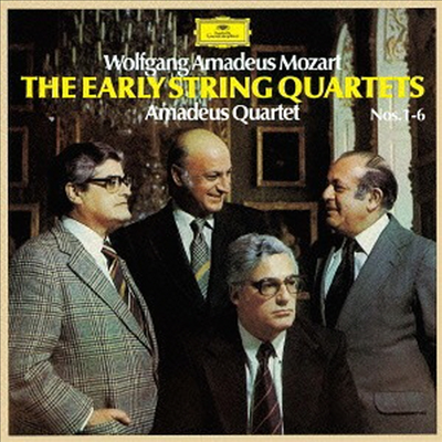 모차르트: 현악 사중주 1-6번 (Mozart: String Quartets No.1-6) (Ltd. Ed)(일본반)(CD) - Amadeus String Quartet