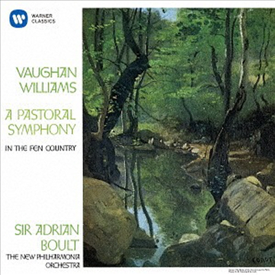 본 윌리암스: 전원 교향곡, 펜 컨트리에서 (Vaughan Williams: A Pastral Symphony; In The Fen Country) (일본반)(CD) - Adrian Boult