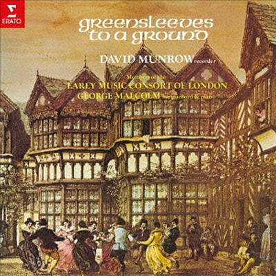 데이비드 먼로우 - 리코더 명연집 (David Munrow - Greensleeves To A Ground) (일본반)(CD) - David Munrow