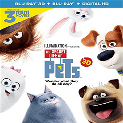 Secret Life of Pets (마이펫의 이중생활) (한글무자막)(Blu-ray 3D+Blu-ray)