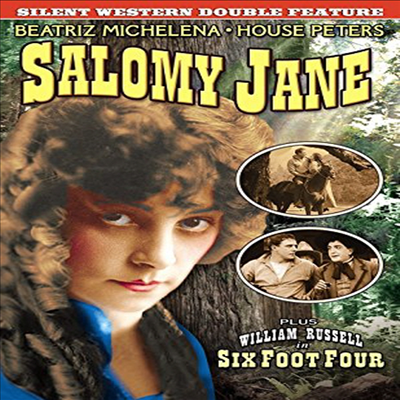 Silent Western Double Feature: Salomy Jane (1914) / Six Feet Four (1918) (Silent) (사일런트 웨스턴)(한글무자막)(DVD)