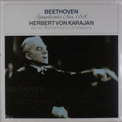 베토벤: 교향곡 1번 &amp; 8번 (Beethoven: Symphonies Nos.1 &amp; 8) (180g)(LP) - Herbert von Karajan