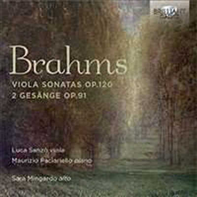 브람스: 비올라 소나타 1번 & 2번 (Brahms: Viola Sonatas Nos.1 & 2)(CD) - Luca Sanzo