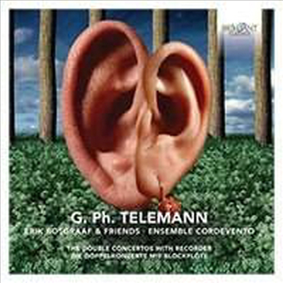 텔레만: 리코더가 참여한 이중 협주곡 (Telemann: The Double Concertos with Recorder)(CD) - Erik Bosgraaf