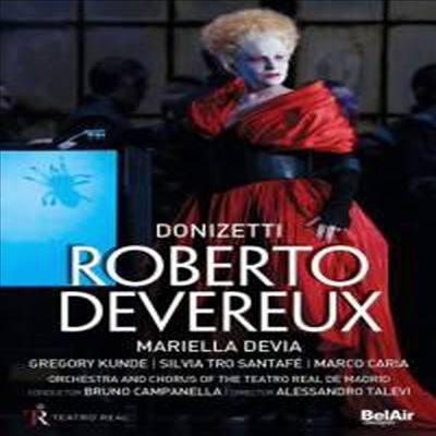 도니제티: 오페라 &#39;로베르토 디베리우스&#39; (Donizetti: Opera &#39;Roberto Devereux&#39;) (한글자막)(DVD) (2016) - Mariella Devia