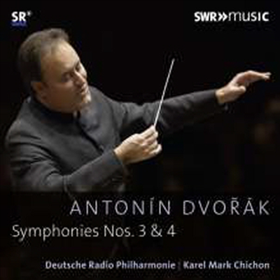 드보르작: 교향곡 3번 &amp; 4번 (Dvorak: Symphonies Nos.3 &amp; 4)(CD) - Karel Mark Chichon