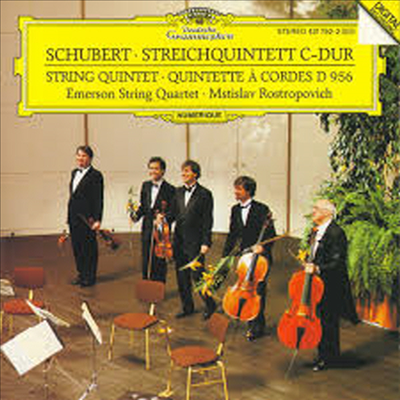 슈베르트 : 현악 오중주곡 C장조 작품956 (Schubert : String Quintet in C, D.956)(CD) - Mstislav Rostropovich