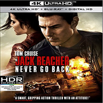 Jack Reacher: Never Go Back (2016) (잭 리처: 네버 고 백) (한글무자막)(4K Ultra HD + Blu-ray + Digital HD)