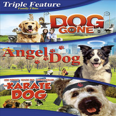 Dog Gone / Angel Dog / Karate Dog (도그 곤 / 앤젤 도그 / 가라테 도그)(지역코드1)(한글무자막)(DVD)