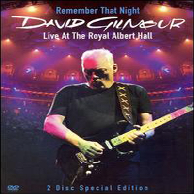 David Gilmour - Remember That Night : Live At The Royal Albert Hall (Digipack) (지역코드1)(DVD)