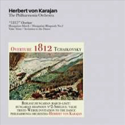 차이코프스키: 1812년 서곡 &amp; 시벨리우스: 슬픈 왈츠 (Tchaikovsky: 1812 Overture, Op. 49 &amp; Sibelius: Valse Triste, Op. 44 No. 1)(CD) - Herbert von Karajan