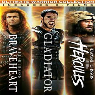 Ultimate Warrior Collection: Braveheart/ Gladiator/ Hercules: Triple Pack (브레이브하트/글래디에이터/허큘리스)(지역코드1)(한글무자막)(DVD)