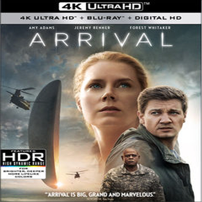 Arrival (2016) (컨택트) (한글무자막)(4K Ultra HD + Blu-ray + Digital HD)