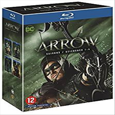 Arrow: Saisons 1 - 4 (애로우: 시즌 1 - 4) (한글자막)(French Version)(16Blu-ray)(Boxset)