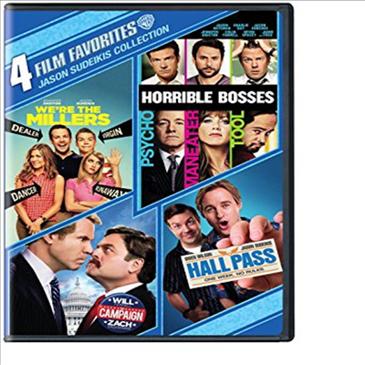 4 Film Favorites: Jason Sudeikis (제이슨 서디키스 4 필름 훼이버릿)(지역코드1)(한글무자막)(DVD)