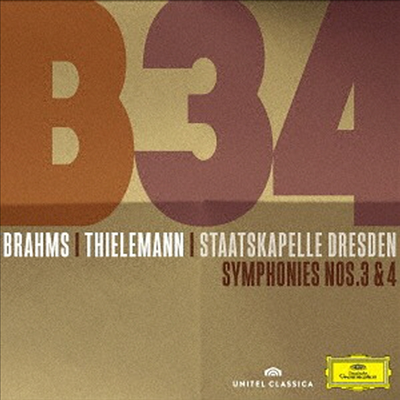 브람스: 교향곡 3, 4번 (Brahms: Symphonies Nos.3 & 4) (SHM-CD)(일본반) - Christian Thielemann