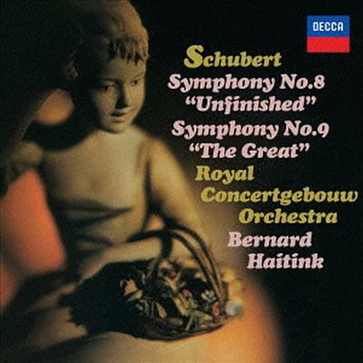 슈베르트: 교향곡 8번 '미완성', 9번 '그레이트' (Schubert: Symphonies No.8 'Unfinished' & No.9 'The Great') (SHM-CD)(일본반) - Bernard Haitink