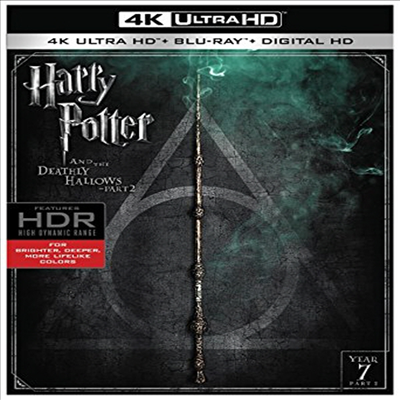 Harry Potter And The Deathly Hallows: Part 2 (해리 포터와 죽음의 성물 - 2부) (한글무자막)(4K Ultra HD + Blu-ray + Digital HD)