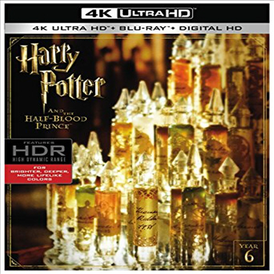 Harry Potter And The Half Blood Prince (해리 포터와 혼혈 왕자) (한글무자막)(4K Ultra HD + Blu-ray + Digital HD)
