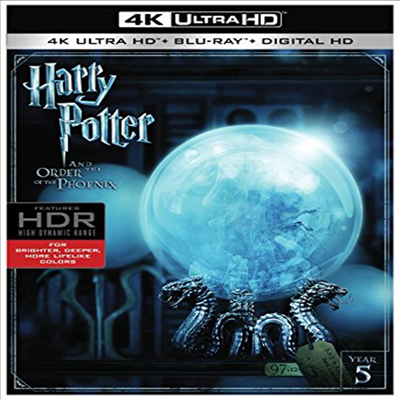 Harry Potter And The Order Of The Phoenix (해리 포터와 불사조 기사단) (한글무자막)(4K Ultra HD + Blu-ray + Digital HD)