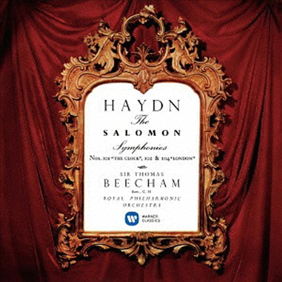 하이든: 교향곡 101 &#39;시계&#39;, 102, 104번 &#39;런던&#39; (Haydn: Symphonies Nos.101 &#39;Clock&#39;. 102 &amp; 104 &#39;London&#39;) (일본반)(CD) - Thomas Beecham