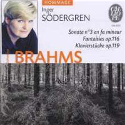 브람스: 피아노 소나타 3번 & 환상곡 (Brahms: Piano Sonata No.3 & Fantasien Op. 116) - Inger Sodergren