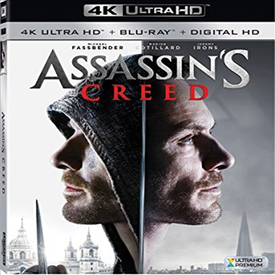 Assassin&#39;s Creed (2016) (어쌔신 크리드) (한글무자막)(4K Ultra HD + Blu-ray + Digital HD)