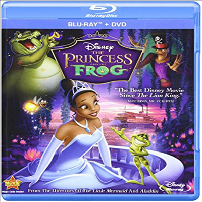 Princess &amp; The Frog (공주와 개구리)(한글무자막)(Blu-ray)