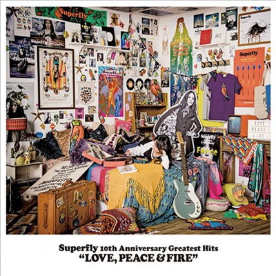 Superfly (슈퍼플라이) - Superfly 10th Anniversary Greatest Hits : Love, Peace &amp; Fire (3CD)