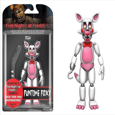 Funko - (펀코)Funko Articulated Action Figure: Five Nights At Freddy&#39;s - Funtime Foxy 5(파이브나이츠엣프레디)(프레디의 피자가게 피규어 나이트메어)(폭시)