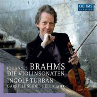 브람스: 바이올린 소나타 1번 - 3번 전곡 & 슈만: 바이올린 소나타 1번 (Brahms: Violin Sonatas Nos.1 - 3 & Schumann: Violin Sonata No.1)(CD) - Ingolf Turban