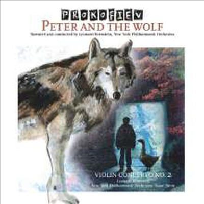 프로코피에프: 피터와 늑대 & 바이올린 협주곡 2번 (Prokofiev: Peter und der Wolf op.67 & Violin Concerto No.2) (180g)(LP) - Leonard Bernstein